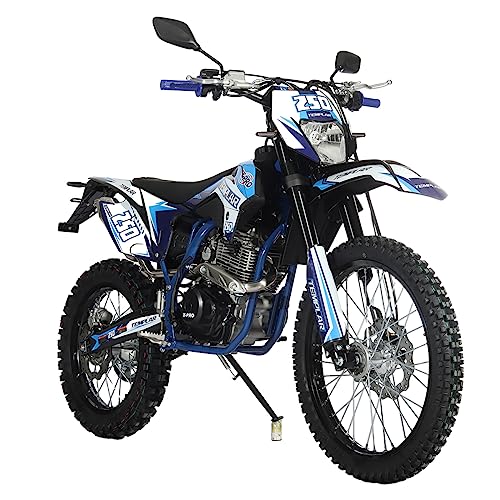 250cc Dirt Bike with 5-Speed Manual Transmission, Electric and Kick Start Q42837