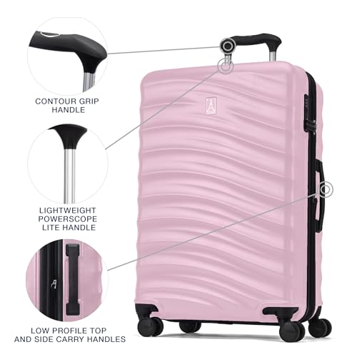 Hardside Expandable Carry-On Luggage with 8 Spinner Wheels and TSA Lock J560758