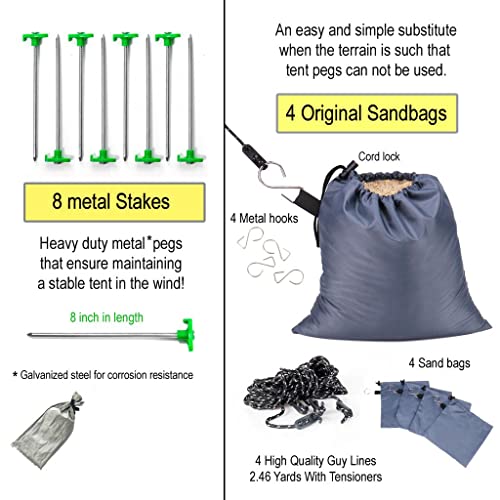 Camping Shower Tent - Portable Pop Up Privacy Tent for Outdoor Bathroom W41639
