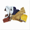 Eco-Friendly Sheep Scraps: Premium Leather, Wool, and Remnants. Various Sizes from Small to Big Palm or Bigger. 1 Pound/Bag.