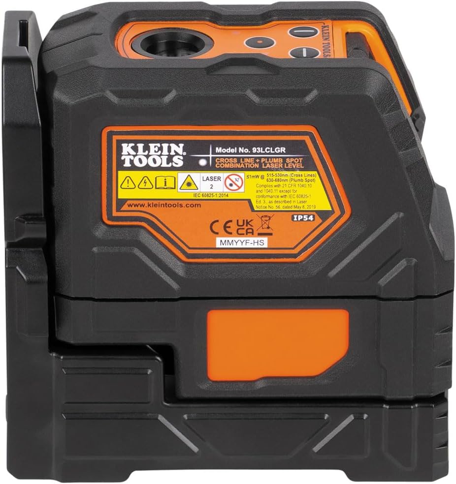 Self-Leveling Laser Level, Rechargeable, Cross-Line with Magnetic Mounting Clamp E839