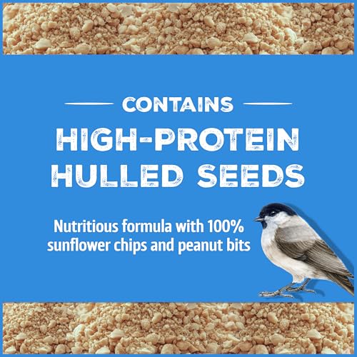 Wild Bird Seed for Outside Feeders, High-Protein, No-Waste, 15-lb Bag F570741