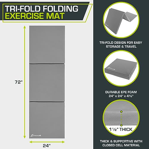 Tri-Fold Folding Exercise Mat W55179