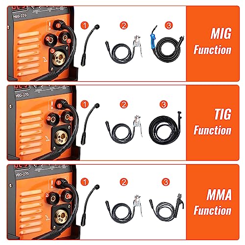 MIG Welder 270 Amp, 110 220V Portable Lift TIG Arc Welding Machine R34366