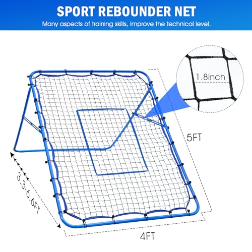 Volleyball Baseball Softball Rebounder Net for Outdoor Indoor Training L56619