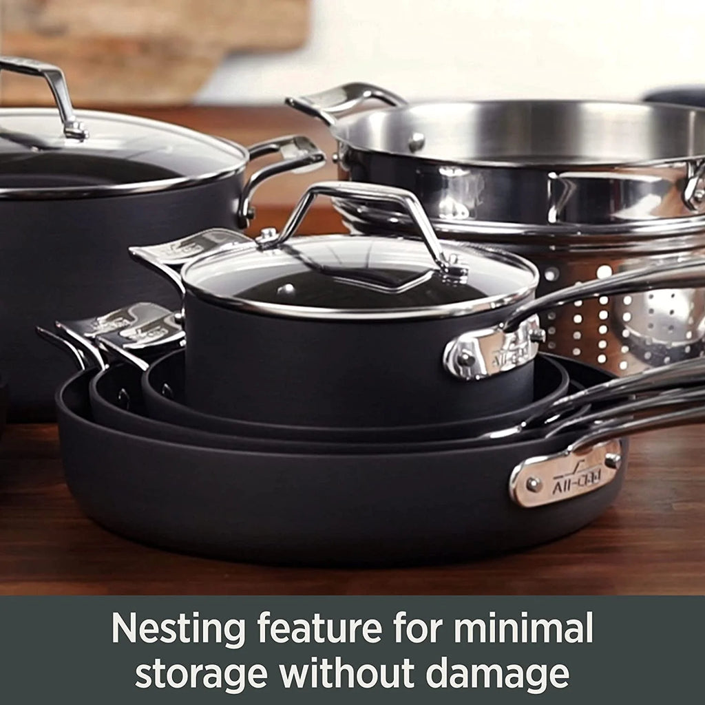 Hard Anodized Nonstick Fry Pan Set, 8.5 & 10.5 Inch P597401