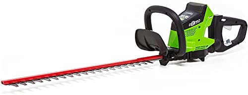 Greenworks 40V 24" Cordless Hedge Trimmer, 3.0Ah Battery and Charger Included