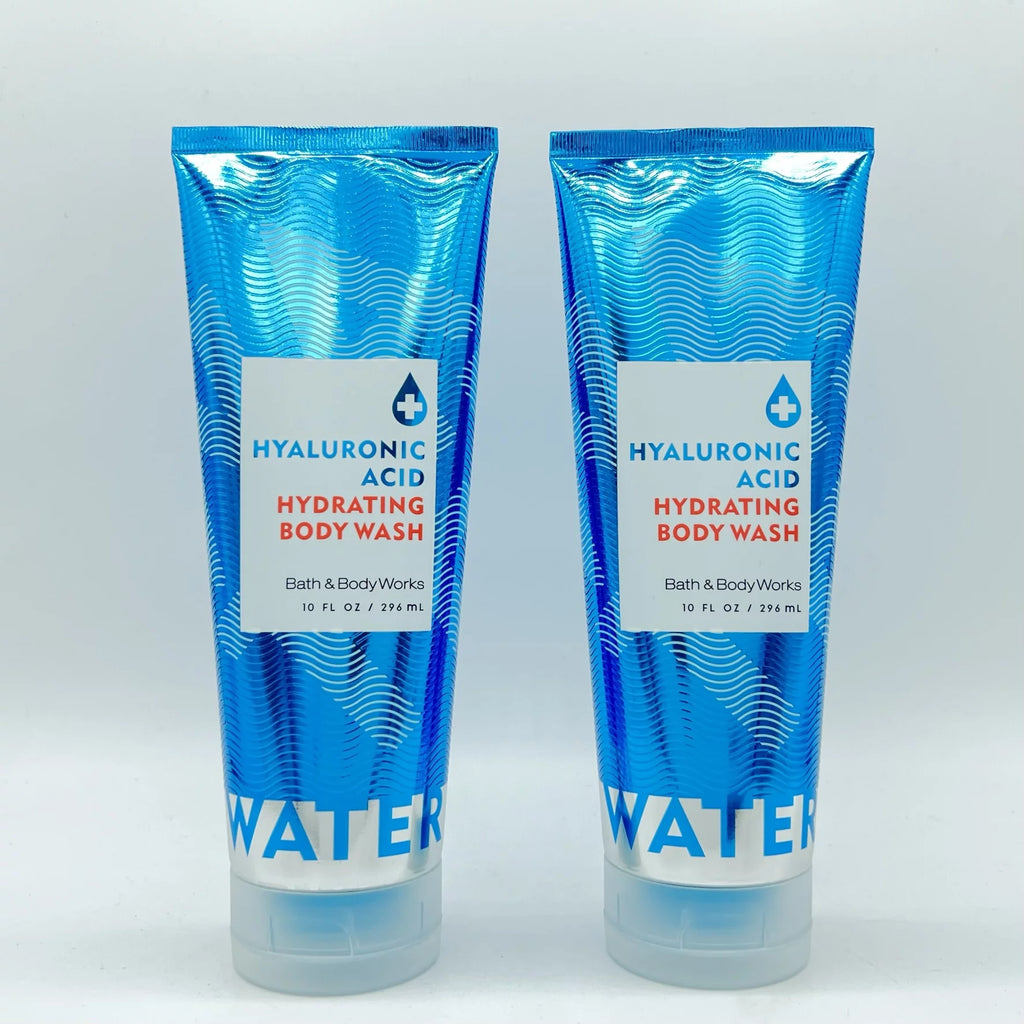 Bath and Body Works Hyaluronic Acid 10oz Hydrating Body Wash Pack of 2