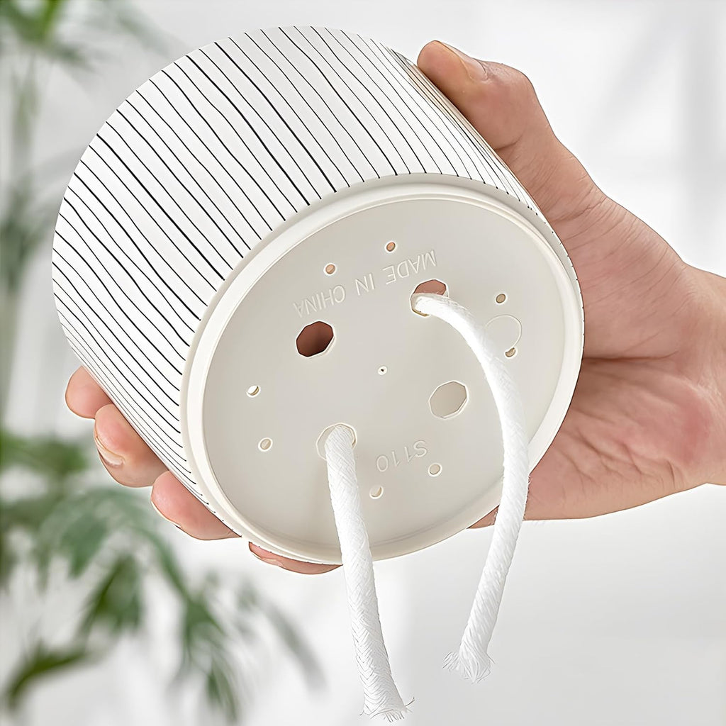Self-Watering Pots for Indoor Plants with Wick Rope and Reservoir F680303
