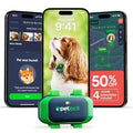Dog GPS Tracker with Real-Time Location, Geo-Fence Alerts, Waterproof, 7-Day Battery O2744