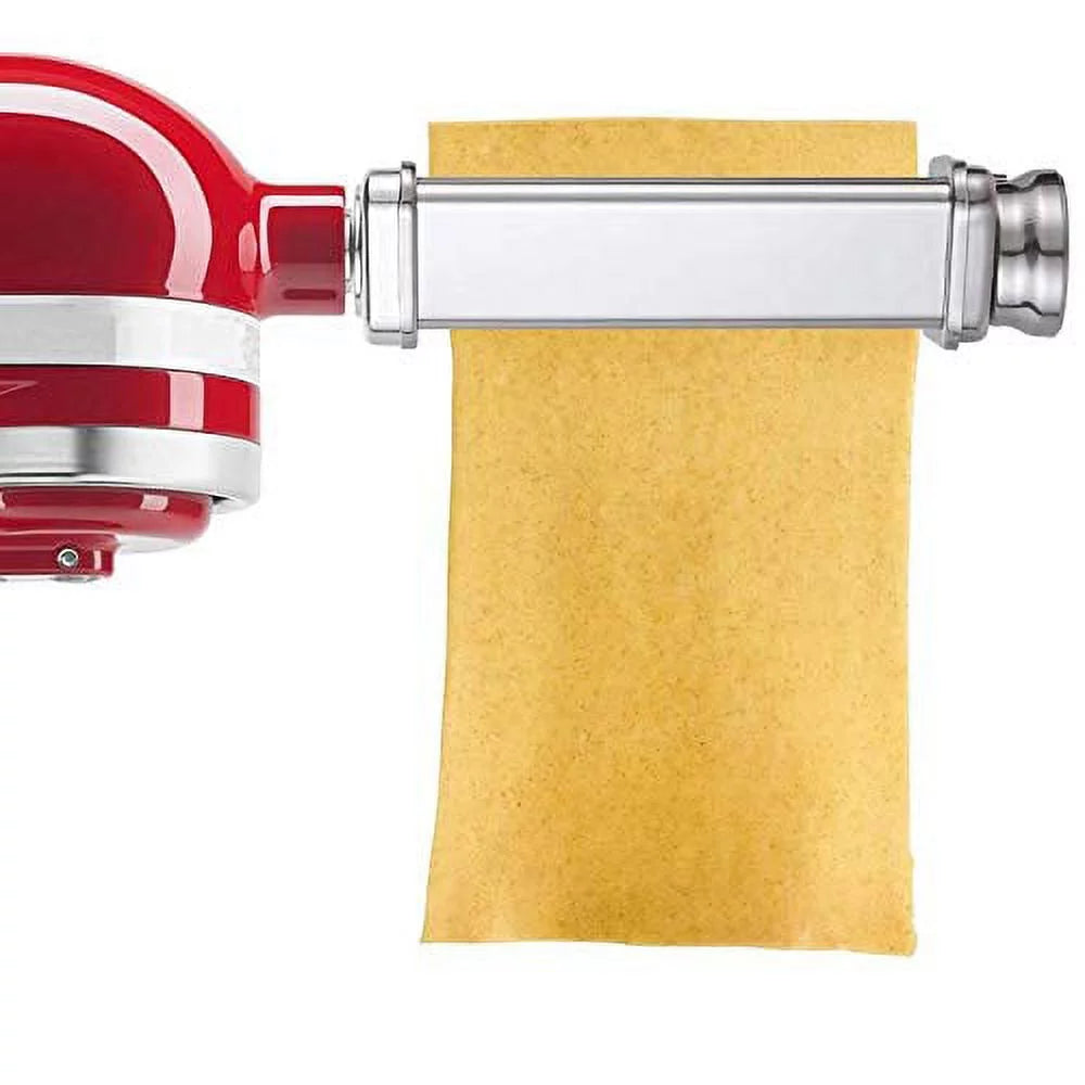 Pasta Attachment for Stand Mixer, 3 Piece Stainless Steel Roller and Cutter Set I823