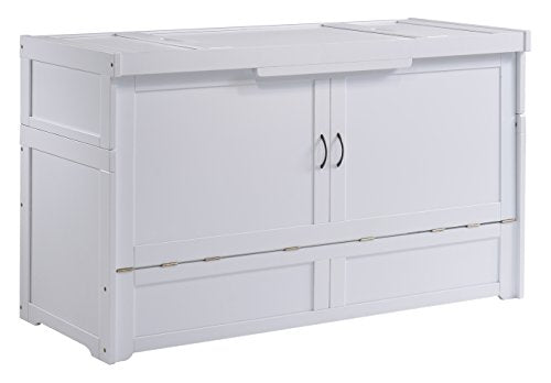 Murphy Cube Cabinet Bed (White, Queen) M597282