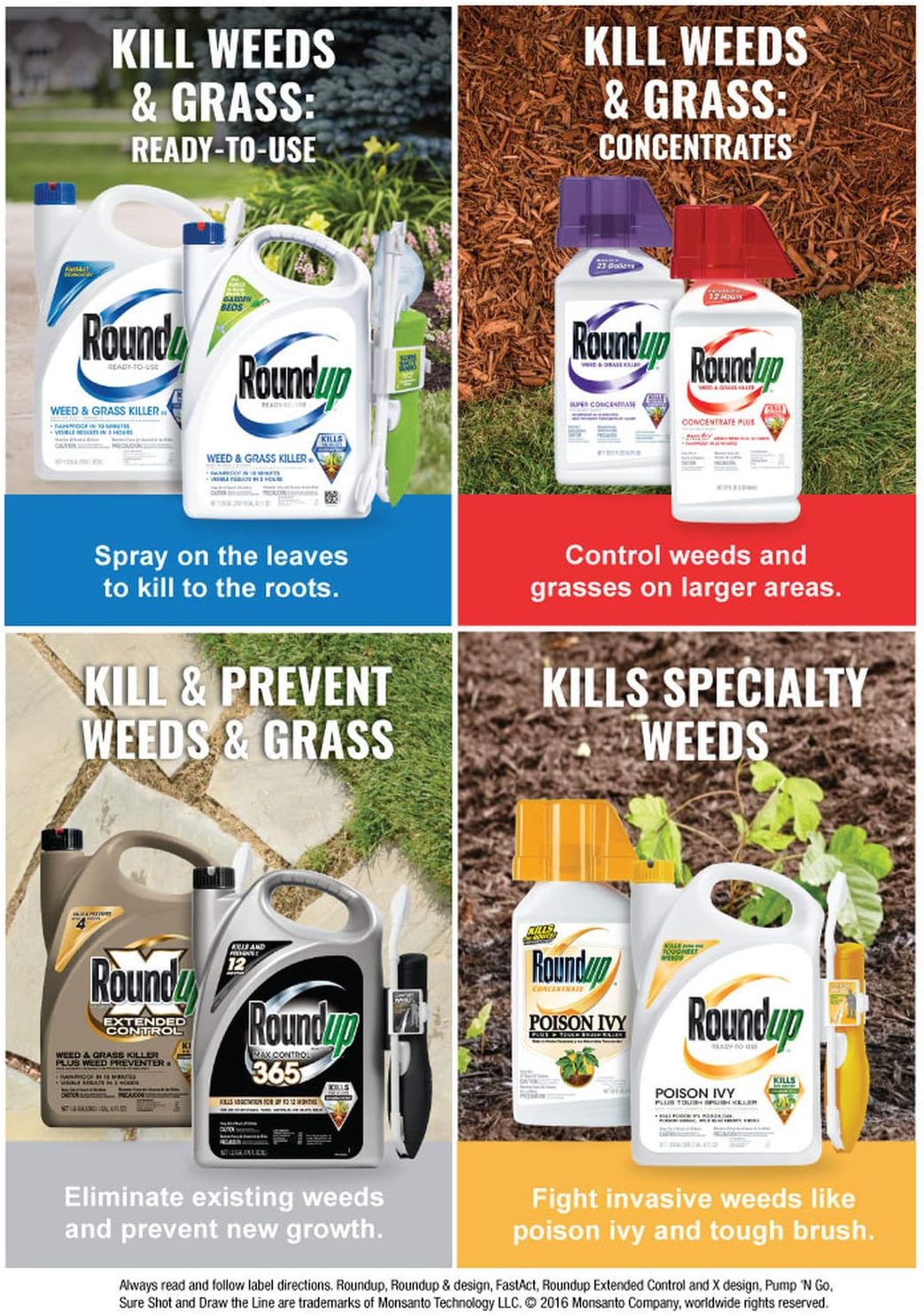 Weed & Grass Killer Plus Weed Preventer Refill, 1.25 gal E21955