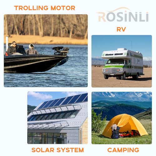 12V 100Ah Group 24 LiFePO4 Battery with 100A BMS, Deep Cycle for RV, Marine, Solar L361