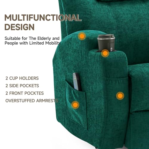 Rocking Recliner Chair with Massage and Heat E368