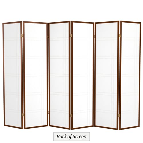 6 Panel Honey Room Divider X65165