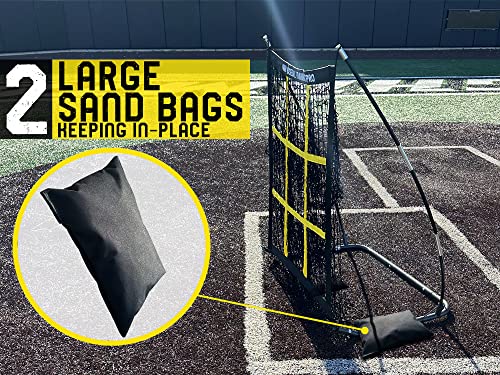 Baseball Softball Pitching Target Net with Strike Zone, Portable with Carry Bag V96125