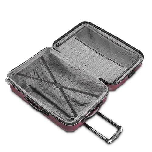Hardside Expandable Carry-On Luggage with Spinner Wheels, Black, 20-Inch S82043