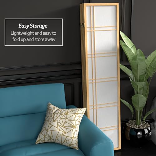 6 Panel Honey Room Divider X65165