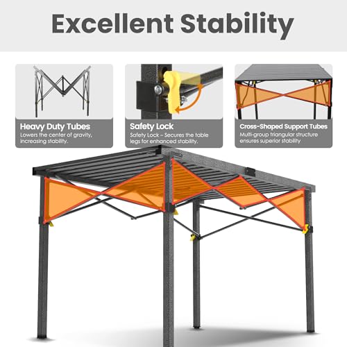 Foldable Camping Table for 2-6 Person with Carry Bag K7030