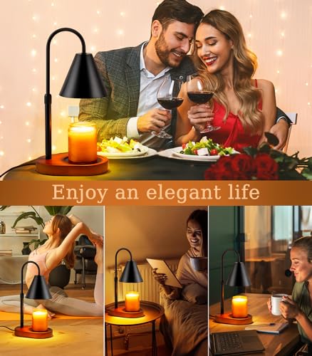 Candle Warmer Lamp with Timer, Adjustable Height and Dimmable Light H268662