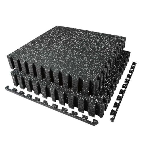 Exercise Mats 24 Sq Ft Interlocking EVA Foam for Home Gym I7577