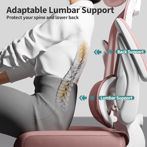 Ergonomic Mesh Office Chair with Wheels, High Back, 330 LBS Capacity C667113