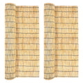 Natural Reed Fencing,Privacy Fence Bamboo-Like Reed Screen Curtain Eco-Friendly for Garden,Balcony,Outdoor,Backyard Patio Decors Fence Rolls-4FT X 16.4FT