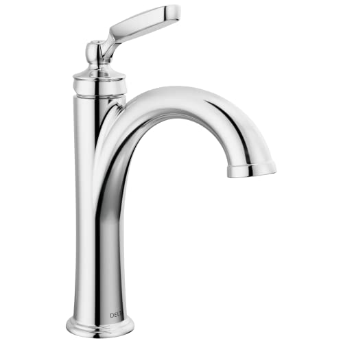 Brushed Nickel Bathroom Faucet with Pop-Up Drain W8724