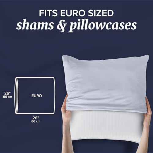 Bed Pillows Standard/Queen Size Set of 2 - Down Alternative Pillow for Sleeping R5876