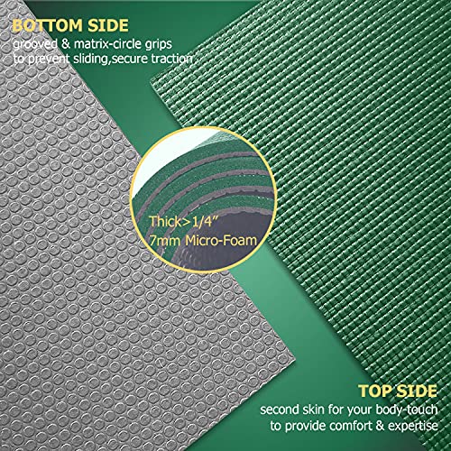 Large Yoga Mat 6x4 6x6 7x5 Extra Thick Non-Slip Exercise Mat for Pilates Stretching Meditation S2365