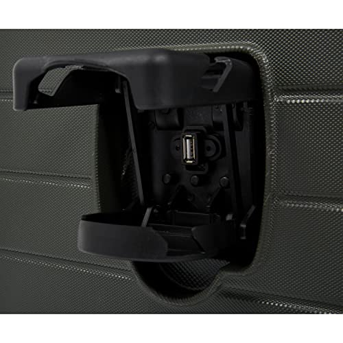 Smart Luggage Set with Cup Holder and USB Port, 20-Inch Carry-On K967