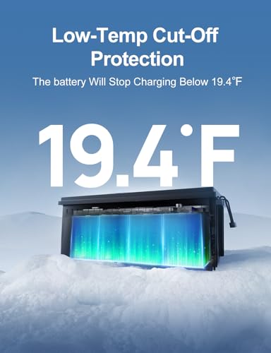 12V 280Ah LiFePO4 Lithium Battery with Bluetooth, Low Temp Protection, 200A BMS N78273