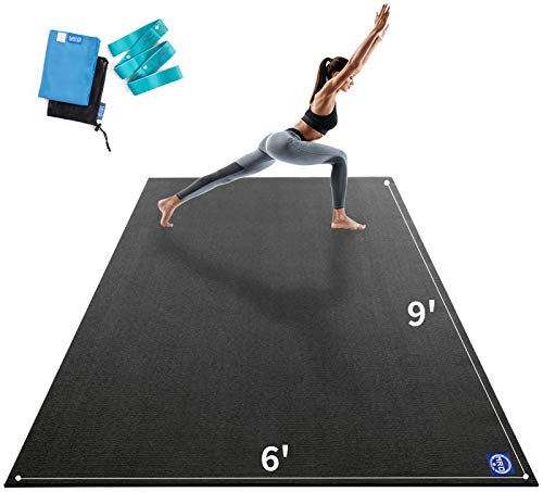 Extra Large Yoga Mat 12x6 ft Non-Slip Thick Exercise Mat for Home Gym Workout Z54498