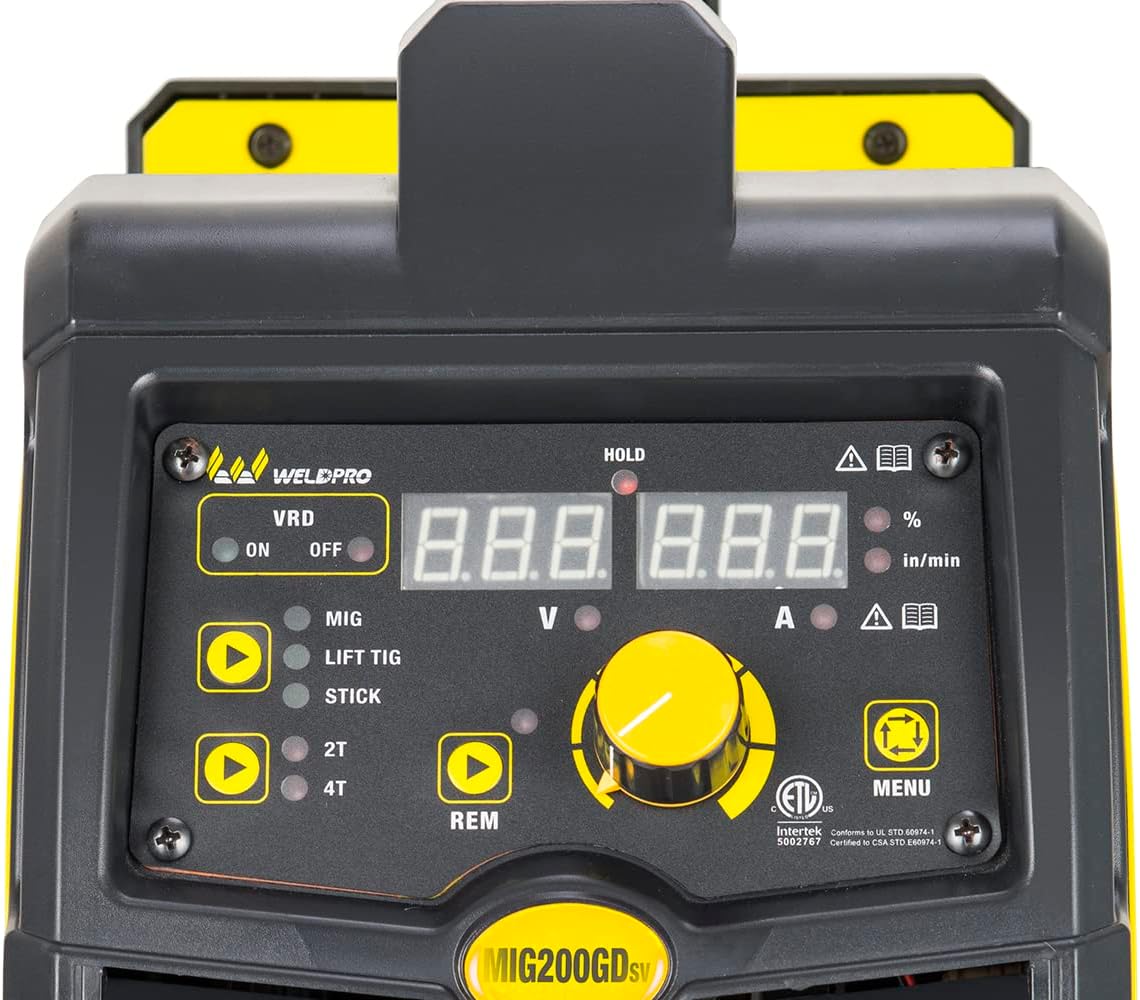200 Amp Inverter Multi Process Welder Dual Voltage 220V/110V Mig Tig Arc 3 in 1 L9340