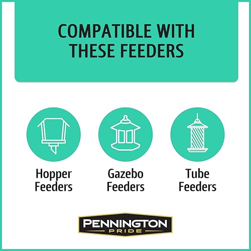 Wild Bird Seed for Outside Feeders, High-Protein, No-Waste, 15-lb Bag F570741