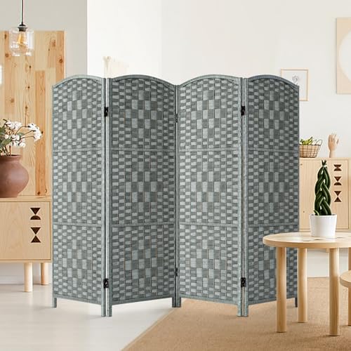 3 Panel Folding Room Divider, Privacy Screen, Dark Mocha S685