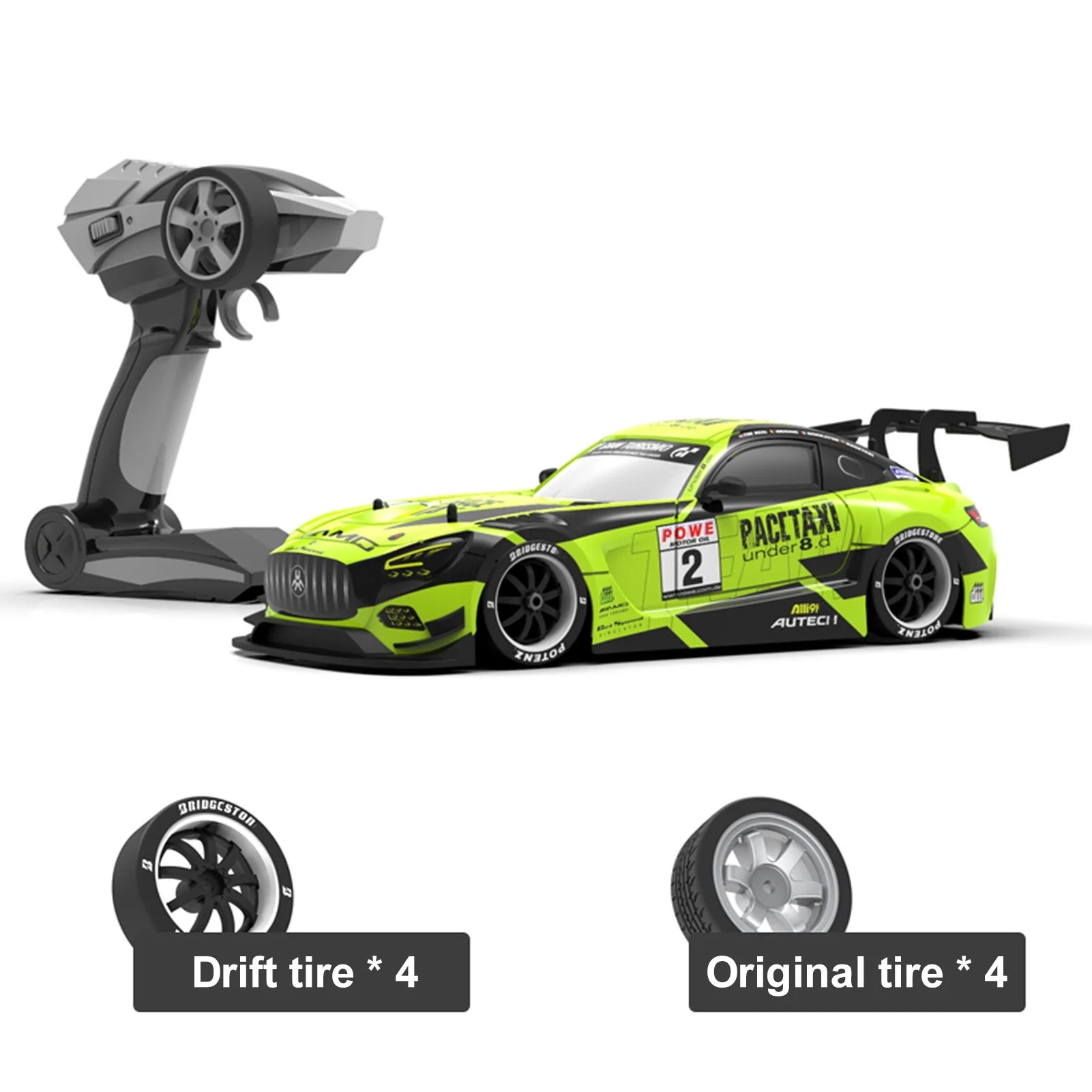 RC Drift Car 1/16 4WD Remote Control Car with LED Light S23529