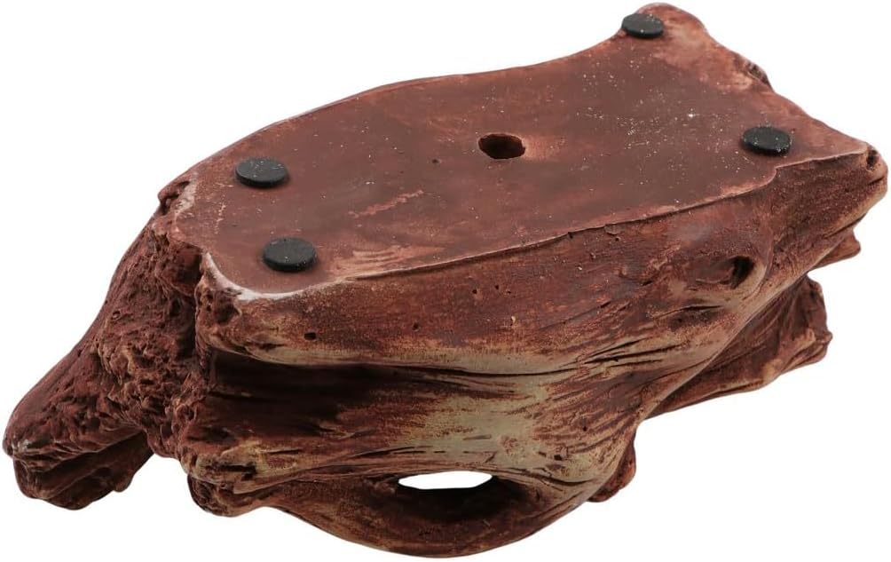 Wood Stump Planter with Drainage Hole for Succulents W12399