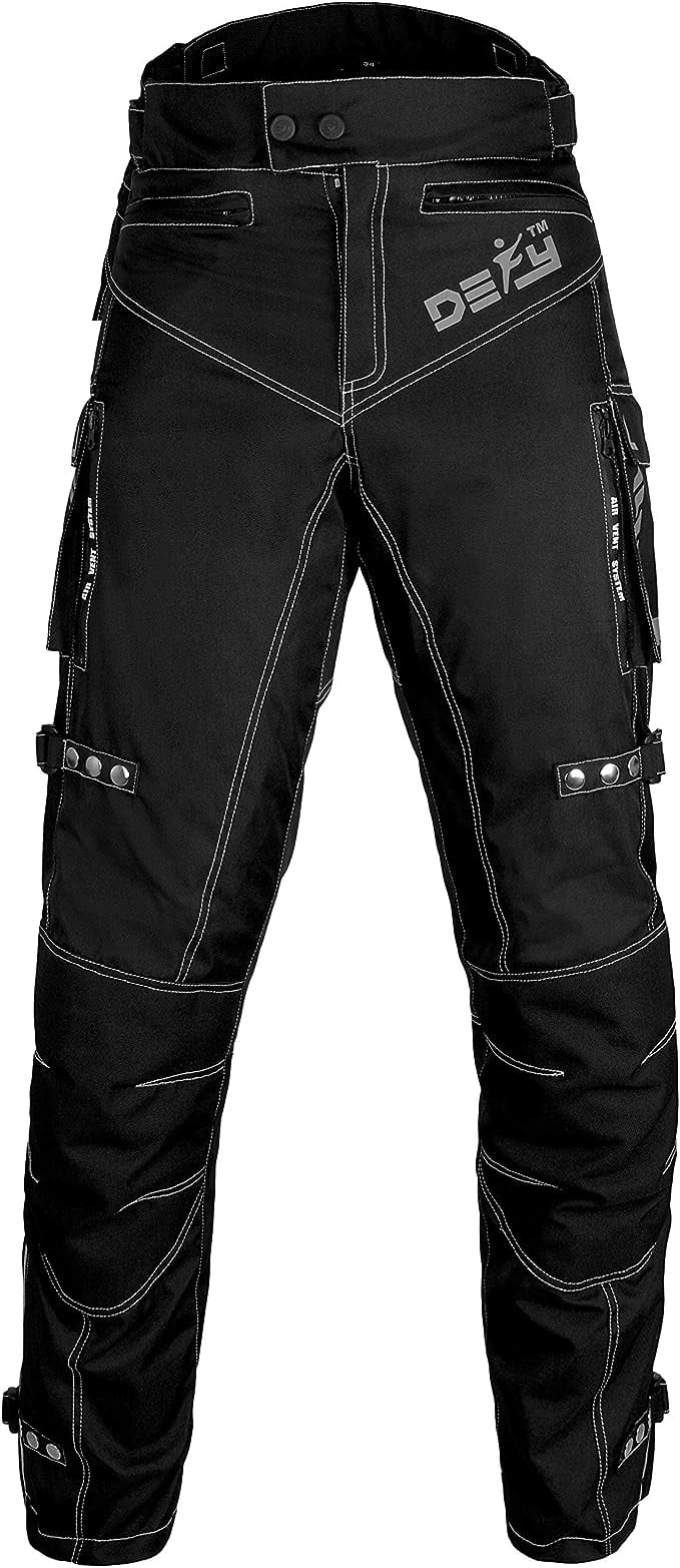 Motorcycle Riding Pants for Men, All-Weather, Removable CE Armored P886