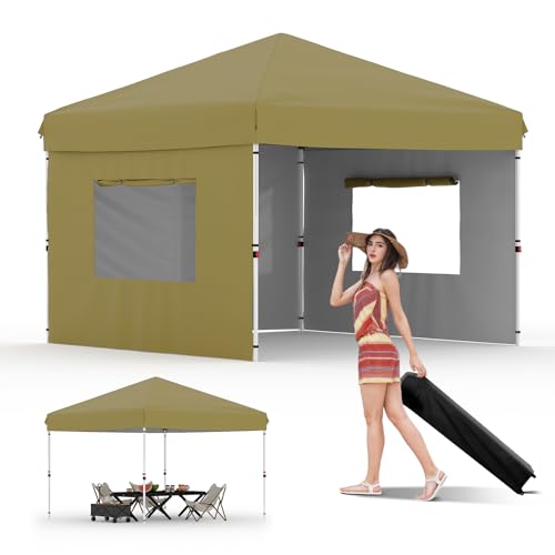 Pop Up Canopy Tent with Roller Bag and Adjustable Height O962