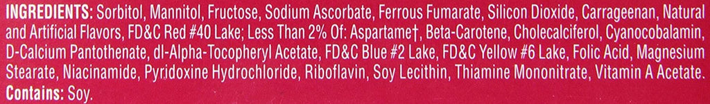 Children's Multivitamin with Iron Chewable Tablets, 60 Count E399