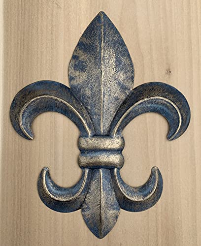Metal Fleur De Lis Wall Plaque with Hanger E851942