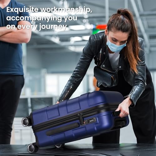Hardside Carry-On Luggage 22x14x9 with Spinner Wheels R412965