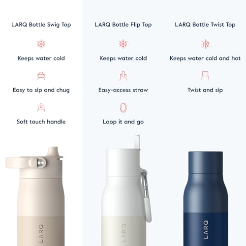 Insulated Stainless Steel Water Bottle 34oz with Silicone Handle L348874
