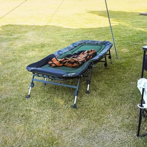 Folding Camping Cot with Mattress for Adults, Portable Outdoor Lounger Z62169