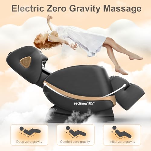 Zero Gravity Full Body Massage Chair with Heating, Foot Massage, Bluetooth Speaker L5704