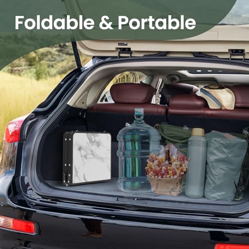 Folding Camping Table Small 2ft Portable Aluminum W647