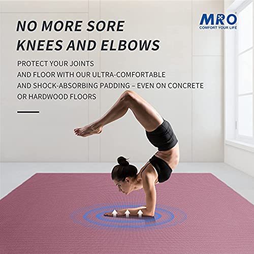 Extra Large Yoga Mat 12x6 ft Non-Slip Thick Exercise Mat for Home Gym Workout Z54498