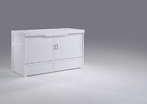 Murphy Cube Cabinet Bed (White, Queen) M597282